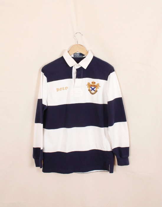 Polo Ralph Lauren Rugby Shirt ( L size , SLIM FIt )