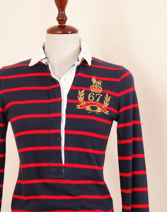 Polo Jeans Company Rugby Shirt ( S size )
