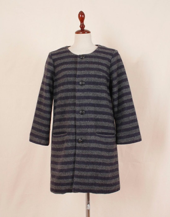 Le minor Stripe Coat ( MADE IN JAPAN, M size )