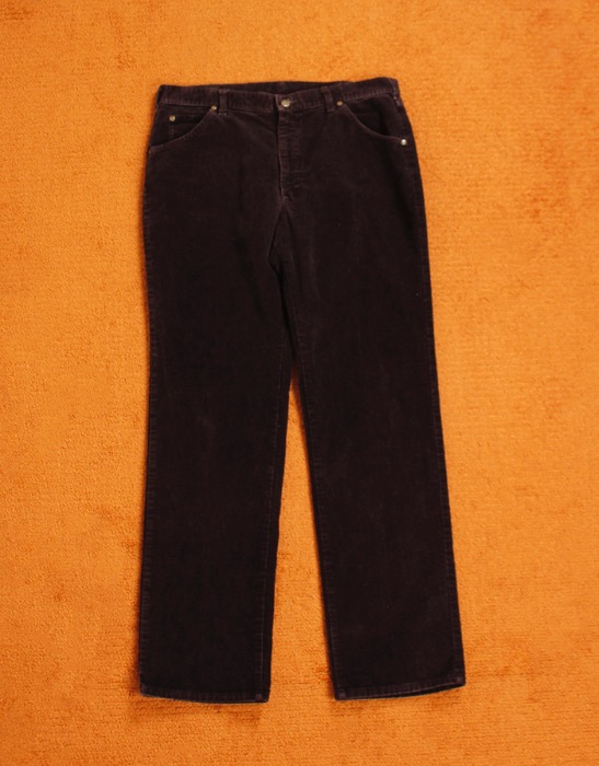 70s L.L. Bean Corduroy Pants ( Made in U.S.A. , Talon zip , 36 inc )