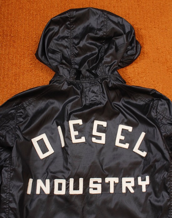 DIESEL Black Super Light Weight Jacket. ( S size )