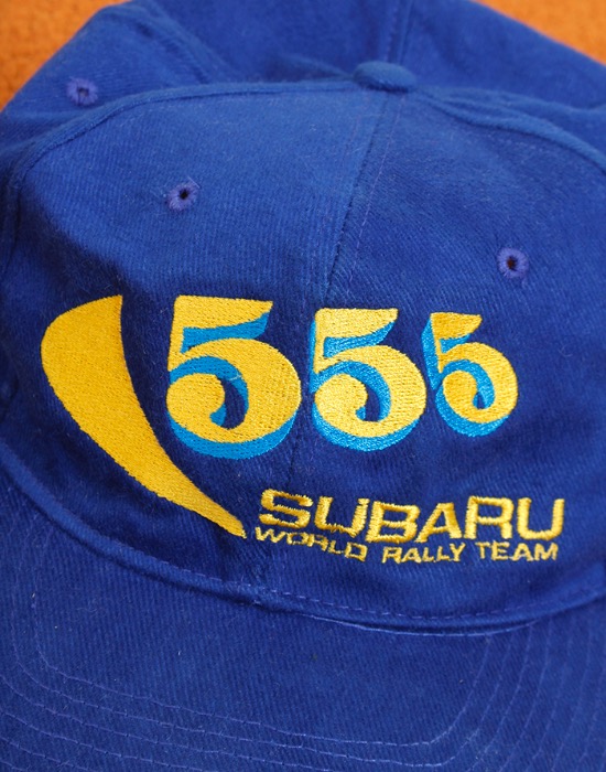 SUBARU WORLD RALLY TEAM 555 VINTAGE CANVAS CAP