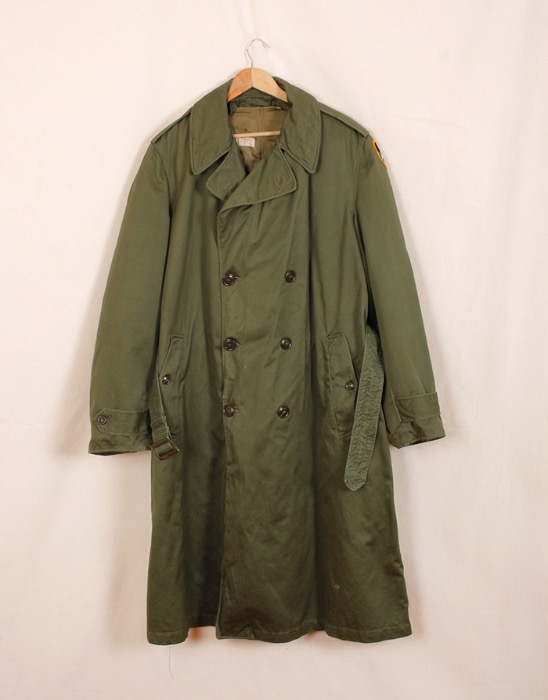 1950&#039;s OG 107 US Army Officer Over Coat ( MADE IN U.S.A. , M/L SIZE )