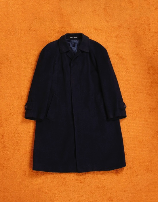 Kindler Vintage Balmacaan Coat ( Made in ENGLAND , M size )