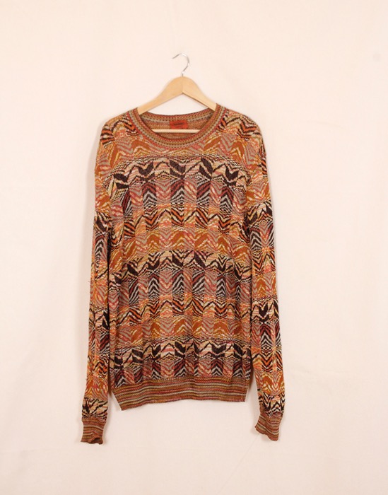 MISSONI LOOSE FIT KNITWEAR  ( MADE IN ITALY , L size )