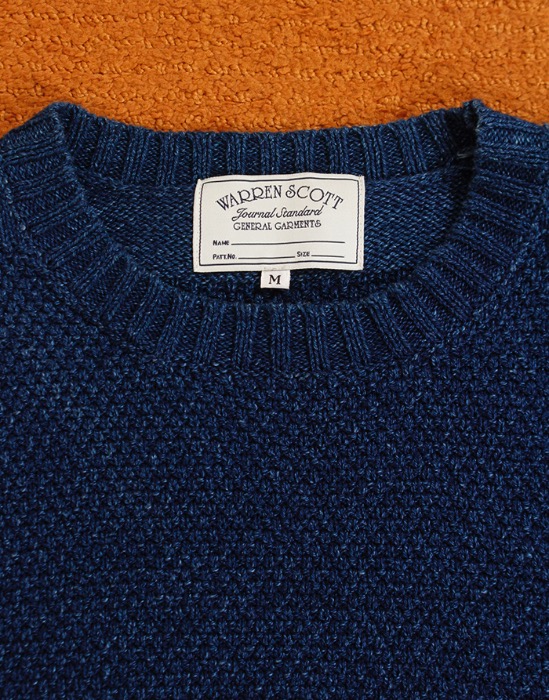 Warren Scott  X Journal standard Indigo Cotton Knit ( M size )