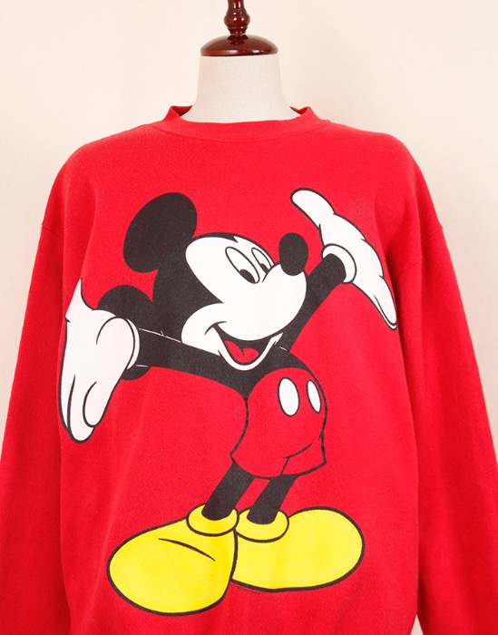 90&#039;s MICKEY UNLIMITED Sweat Shirt ( MADE IN U.S.A, 50/50, M size )