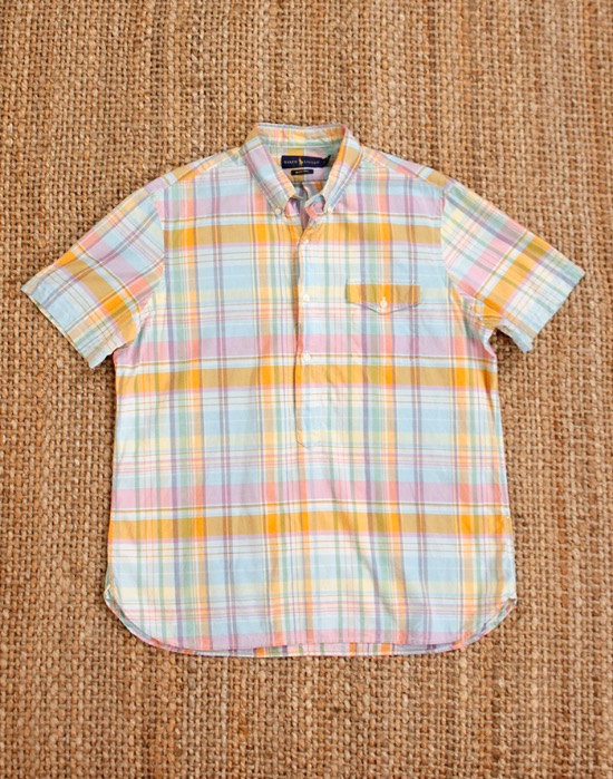 Polo Ralph Lauren Short Sleeve Beach Twill Cotton Shirt ( L size )