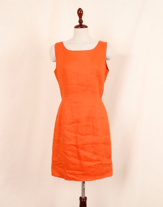 MAGASIN LINEN DRESS ( MADE IN JAPAN, M size )