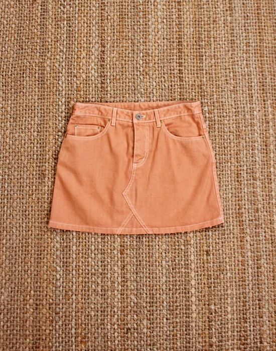 PAR ICI LINEN + COTTON  Skirt  ( M size, 29 inc  )