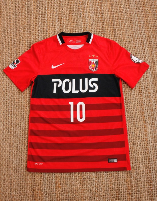  2016 Nike Urawa Red Diamonds Kashiwagi Home Football Shirt  ( L size )