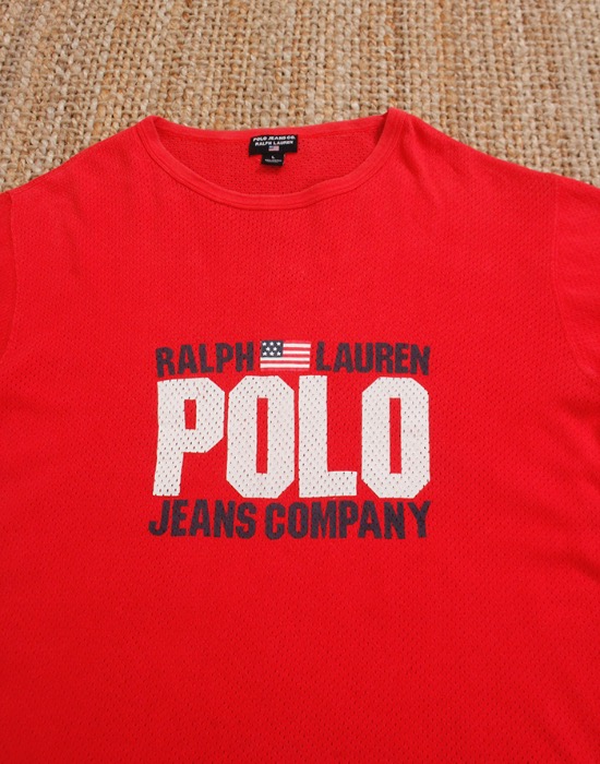 90&#039;s Polo Jeans Company Mesh Shirt ( L size )