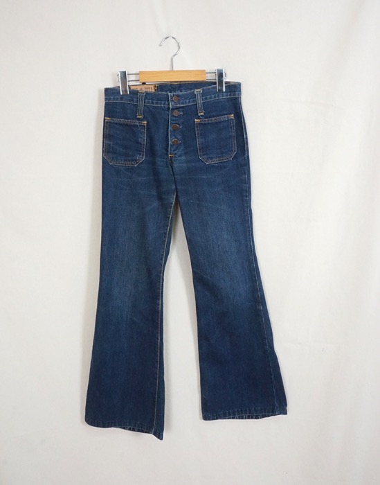 70&#039;s BIG BELL Lot 1020 Flare Denim Pants ( Made in JAPAN ,  30 size )