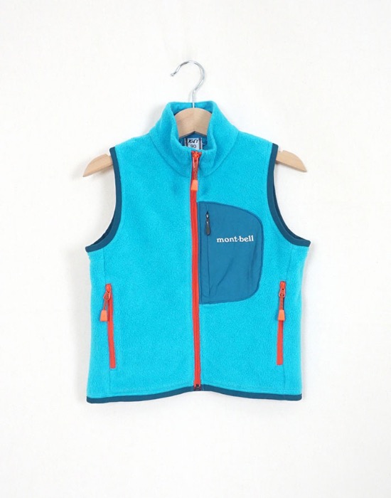 mont-bell Baby Fleece Vest _ CLIMAPLUS ( KID&#039;S 90 size )