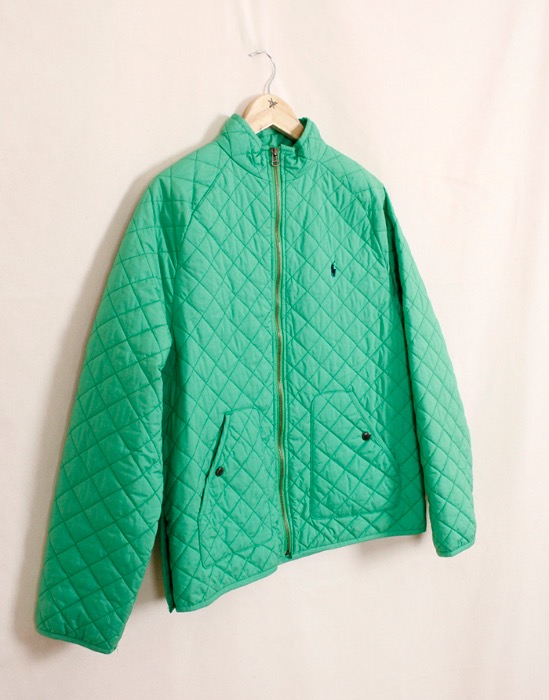 Polo Ralph Lauren Green Quilting Jacket ( Men&#039;s M size )