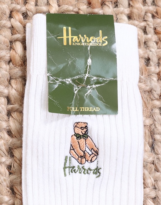 Harrods pull thread Crew Socks ( Made in JAPAN , 250~270mm )