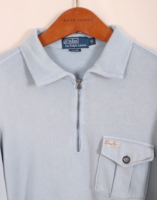 Polo Ralph Lauren Collar Zipup Shirt (  M size  )