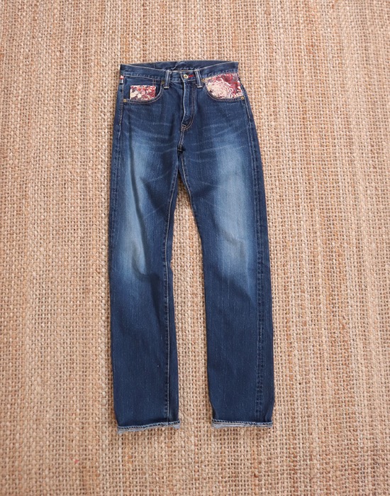 ETERNAL 25025 Oriental Half Selvedge Denim Pants ( Made in JAPAN , 29 inc )
