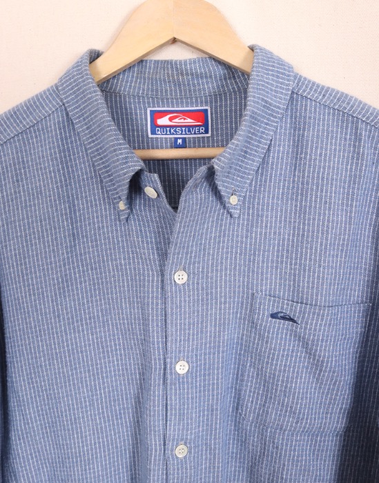 90&#039;s Vintage Quiksilver Cotton Shirt ( Made in JAPAN , M size )
