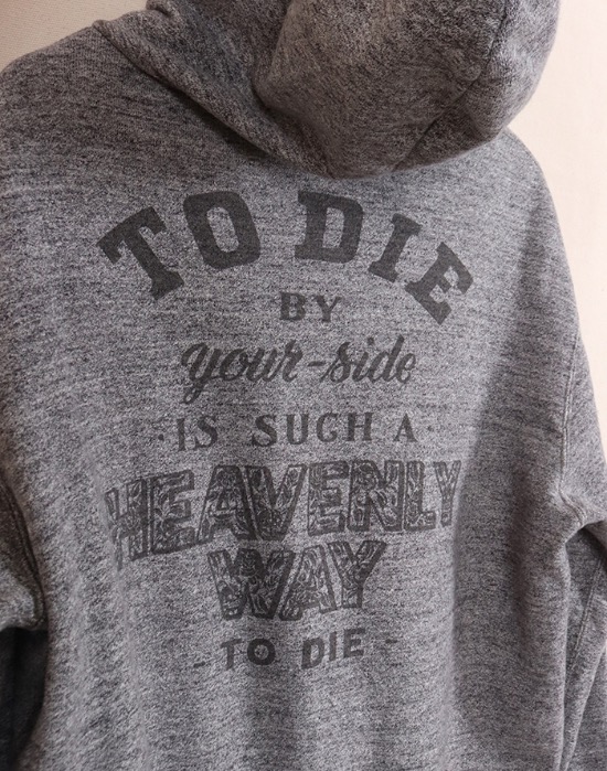 Cootie Productions_To Die By You Side Is Sugh a Heavenly Way Hood Zipup ( Made in JAPAN , M size )