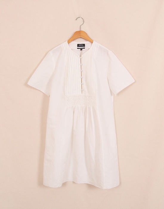 A.P.C. White Mini Dress ( S- M size )
