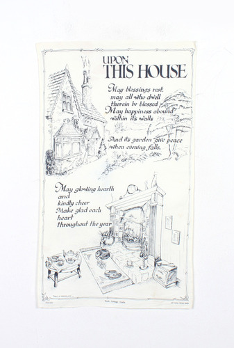 UPON THIS HOUSE ( All cotton, British made )