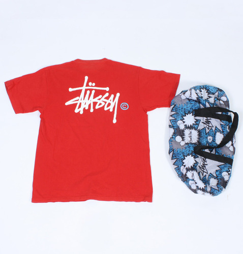 STUSSY, Shirt &amp; Bag  (  L size )
