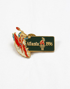 Atlanta 1996 metal pin ( 4 x 3.2 )