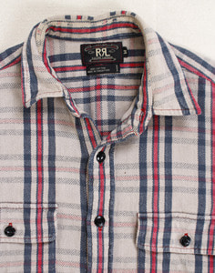 RRL WESTERN Flannel Shirt  ( M size )