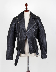 80&#039;s HIDE LEATHER RIDER JACKET