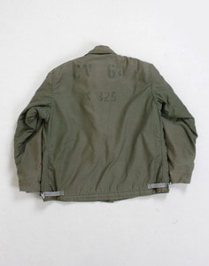 USN A-2 DECK JACKET ( TYPE 1, MADE IN U.S.A. , 46-48 size  )