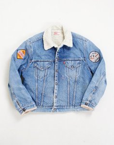 80&#039;s Levi&#039;s TRUCKER JACKET ( Made in U.S.A. , 44 size )