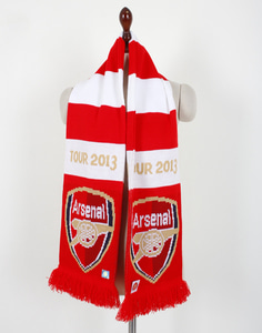 ARSENAL 2013&#039;s ASIA TOUR SCARF ( MADE IN ENGLAND )