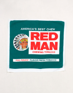 Vintage 80&#039;s RED MAN CHEWING TOBACCO BANDANA ( MADE IN U.S.A )