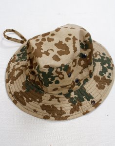 German Military Dersert Green Camo Hat ( Made in GERMANY , 57~58 size )