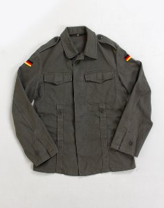 German Moleskin Military Jacket ( Made in GERMANY , S size )