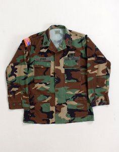 90&#039;s US ARMY WOODLAND BDU JACKET ( MADE IN U.S.A. M/R size  )