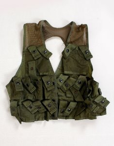 80&#039;s US ARMY VEST, AMMUNITION CARRYING ( MADE IN U.S.A. , S size )