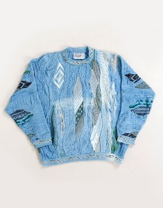 COOGI BLUES KNIT ( Made in AUSTRALIA , L size )