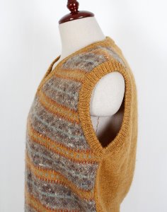 KOBA&#039;C British Piper Knit Vest ( Wool 100 % , L size )