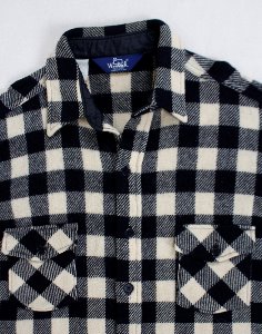 90&#039;s WOOLRICH HEAVY WOOL SHIRT ( MADE IN U.S.A. , XL size )