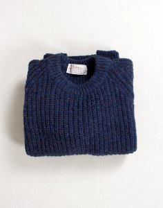 INVERALLAN HAND KNIT ( MADE IN SCOTLAND , S size )