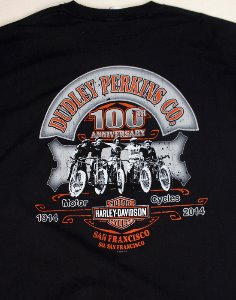 Harley-Davidson DUDLEY PERKINGS CO. 100th ANNIVERSART ( XL size )
