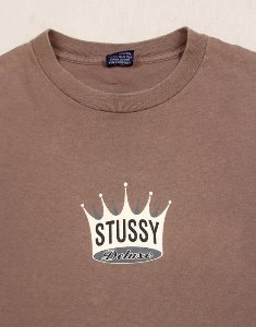 90&#039;s Stussy Graphic T-shirt ( Made in U.S.A. , M size )