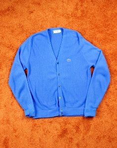 80&#039;s vintage lacoste cardigan (  Made in France . , M size )