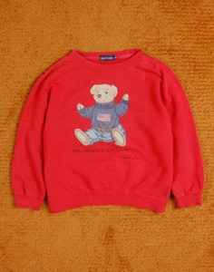 POLO RALPH LAUREN BEAR Sweatshirt ( MADE IN JAPAN, KIDS 110 size )