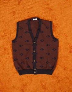 Mila Schon Lana Virgin Wool Vest ( Made in ITALY , XL size )