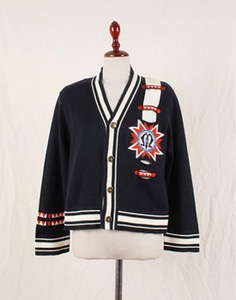 madame NICOLE KNIT CARDIGAN ( MADE IN JAPAN, M size )