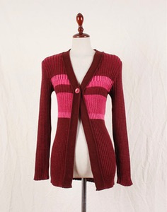 MORGAN TRICOT KNIT CARDIGAN ( MADE IN FRANCE, S size )
