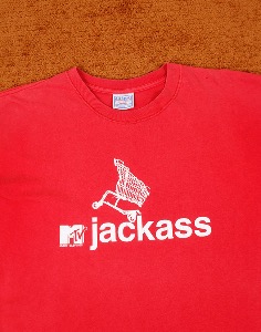2000&#039;s  MTV Jackass TV Show Original Promo T Shirt ( L size )